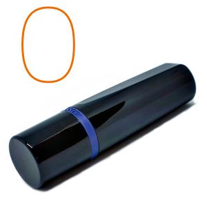 楕円変形ブラザーネーム印B枠だけ文字なし（縦）