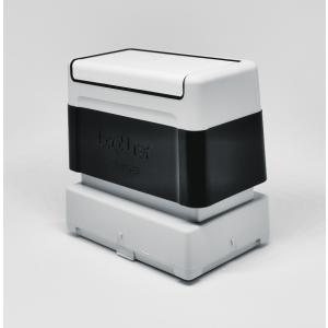 住所印スタンプ 浸透印 3.12cmx5.49cm フリーレイアウト5行