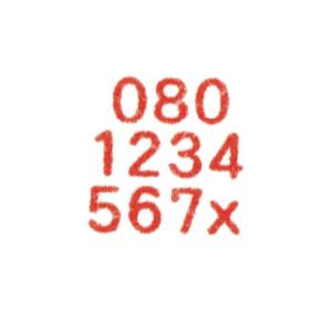 携帯番号スタンプ　ネーム印型