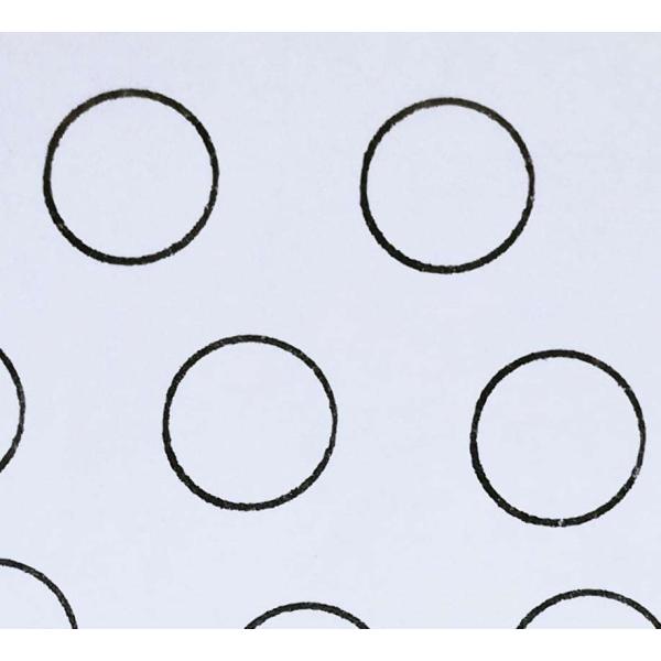 ◯丸マーク直径約6mmスタンプ ブラザー訂正印