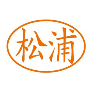 ブラザーネーム6 訂正印（楕円（横））シャチハタ式