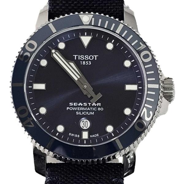 新品 ティソ 腕時計 TISSOT シースター 1000 オートマティック シリシウム ファブリック...