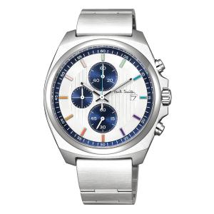 ポールスミス Paul Smith 腕時計 メンズ ファイナルアイズ クロノグラフ Final Eyes Chronograph 限定カラー ホワイト シルバー BA7-212-11