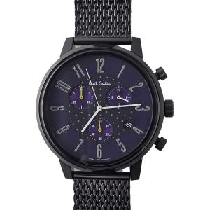Paul Smith ポールスミス 腕時計 メンズクロノグラフ チャーチストリート クロノグラフ Church Street Chronograph パープル/ブラック BR4-047-91