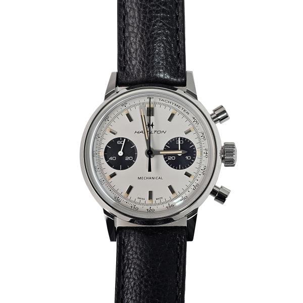 ハミルトン HAMILTON イントラマティック クロノグラフ H 40mm メカニカル 手巻き メ...