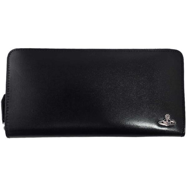 ヴィヴィアンウエストウッド VIVIENNE WESTWOOD 長財布 ラウンドファスナー ブラック...