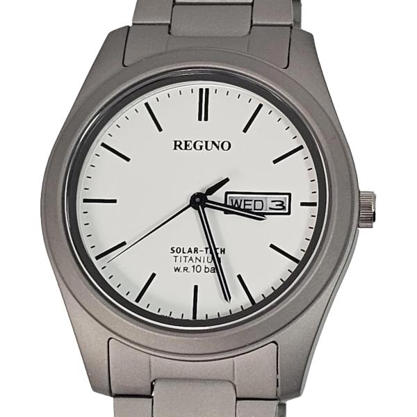シチズン CITIZEN 腕時計 REGUNO レグノ ソーラーテック スタンダード チタニウムモデ...