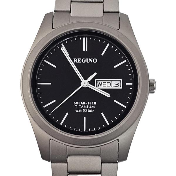 シチズン CITIZEN 腕時計 REGUNO レグノ ソーラーテック スタンダード チタニウムモデ...