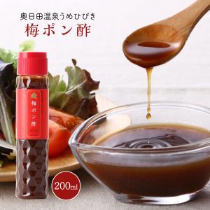 ポン酢 梅ポン酢 200ml /ぽん酢 梅ぽん酢 梅 調味料 万能調味料 お土産 大分 日田醤油 まろやか 旨み 風味 さっぱり 鍋 おひたし 食べやすい