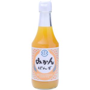 [青柳醤油] みかんぽんず 300ml /九州 福岡 こうじ 糀 こいくち しょうゆ だし 味噌