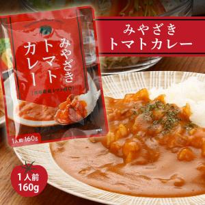 レトルトカレー みやざきトマトカレー160g /宮崎県 ご当地カレー レトルトパウチ とまと 昼食 夜食 非常食 備蓄