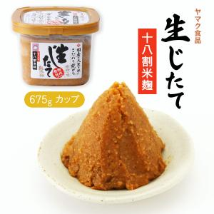 味噌 生じたて 無添加 675g /無添加味噌 天日塩 ニガリ塩 十八割米糀味噌 無添加みそ 息てる味噌 感動の味 こだわり 発酵熟成 みそしる 味噌汁