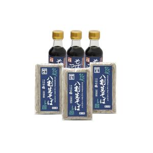 八割本生そば6人前 八割生そば240g×3 そばつゆ150ml×3 /山陰 島根 出雲そば 二八そば 八割そば 詰合せ