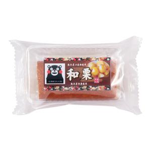 [イソップ製菓] 和菓子 熊本あん巻一口和栗 1個 (通年商品) 熊本/和菓子/小豆/栗あん/巻き/お土産の商品画像