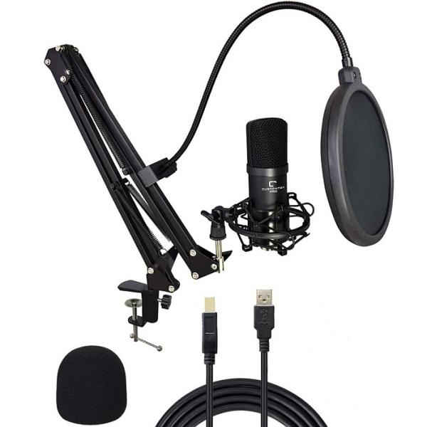 Custom Try Pro CM-5000U コンデンサーマイク オールインワンセット(マイク/ポ...