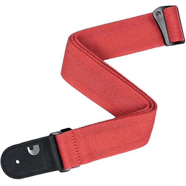 D'Addario Eco Comfort Strap Red 50RB01 ダダリオ ギターストラ...