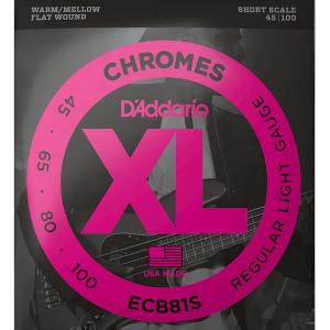 D'Addario ECB81S Flat Wound 045-100 Short Scale ダダリオ フラットワウンド ベース弦｜dt-g-s