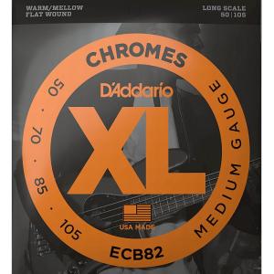 D'Addario ECB82 Flat Wound 050-105 Long Scaleダダリオ フラットワウンド ベース弦｜dt-g-s