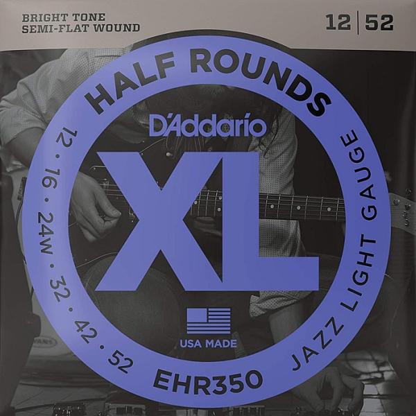 D&apos;Addario EHR350 Half Rounds 3弦ワウンド 012-052 ダダリオ ハ...