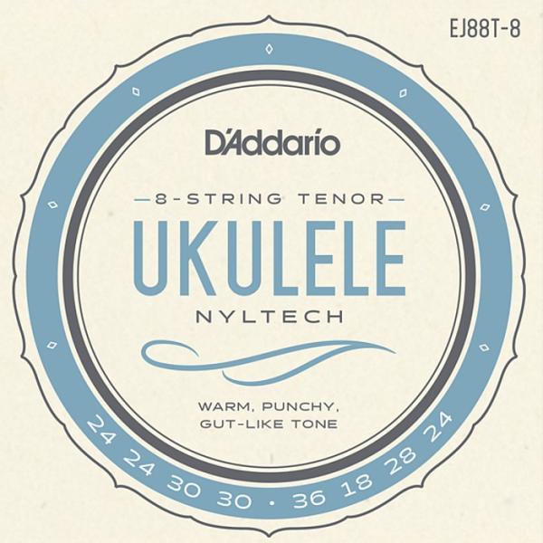 D&apos;Addario EJ88T-8 Nyletech Tenor ダダリオ ウクレレ弦 テナー 8弦...