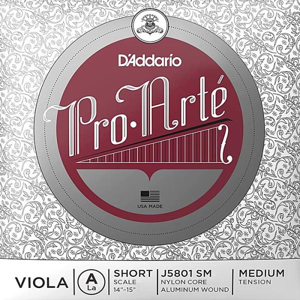 D&apos;Addario Pro Arte Viola Strings J5801 SM ダダリオ ヴィオ...