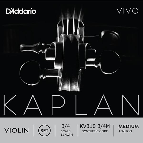 D&apos;Addario Kaplan Vivo Violin String KV310 3/4M ダダリ...