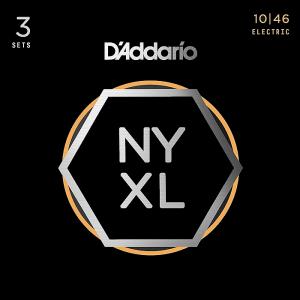 D'Addario（ダダリオ） 3セット D'Addario NYXL1046 Regular Light 010