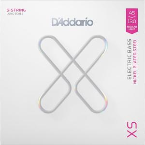 5弦用 D'Addario XSB45130 XS Nickel 045-130 Long Scale ダダリオ コーティング弦 ベース弦｜ギターパーツの店・ダブルトラブル