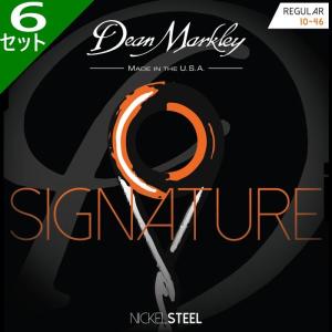 6セット Dean Markley #2503 Nickel Steel Signature 010-046 ディーンマークレイ エレキギター弦｜dt-g-s
