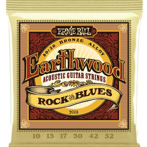 Ernie Ball #2008 Earthwood Rock & Blues 010-052 80/20 Bronze 3弦プレーン アーニーボール アコギ弦｜dt-g-s