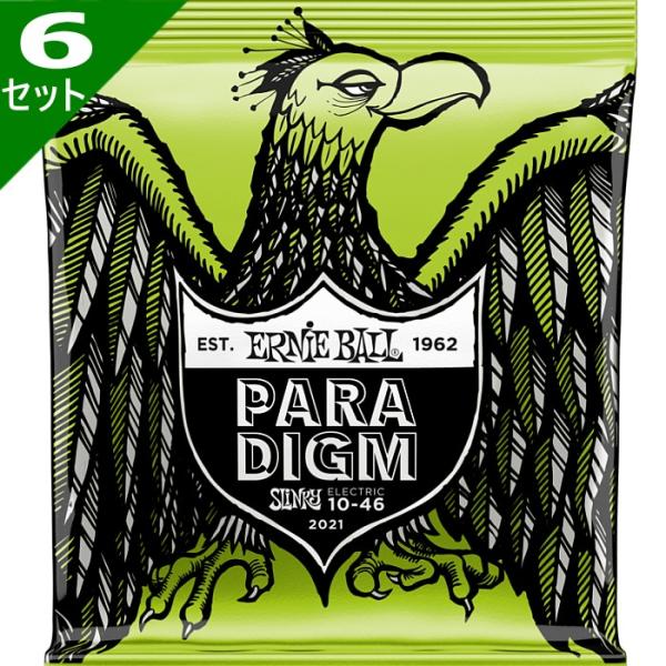 6セット ERNIE BALL #2021 Paradigm Regular Slinky 010-...