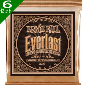 6セット Ernie Ball #2548 Everlast Coated Light 011-052 Phosphor Bronze アーニーボール コーティング弦 アコギ弦｜dt-g-s