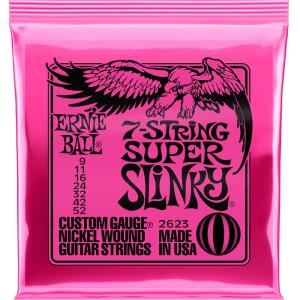 7弦用 ERNIE BALL #2623 7-String Super Slinky 009-052 アーニーボール エレキギター弦｜dt-g-s