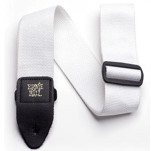 ERNIE BALL Polypro Strap White #4036 アーニーボール ギターストラップ