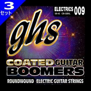 3セット GHS Coated Boomers CB-GBXL 009-042 ジーエイチエス コーティング弦 エレキギター弦｜dt-g-s