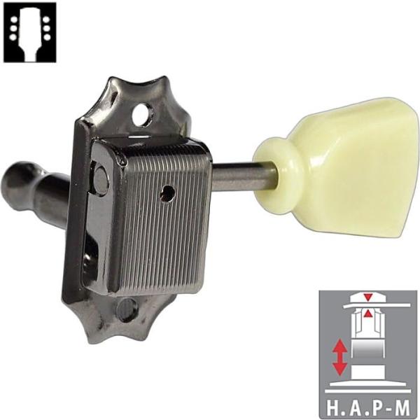 Gotoh SD90 H.A.P-M Cosmo Black L3R3 ゴトー ギターペグ ハイトア...