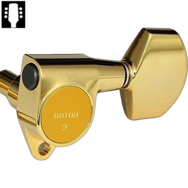 Gotoh SG301 H.A.P-M Gold L3R3 ゴトー ギターペグ ハイトアジャスタブル...