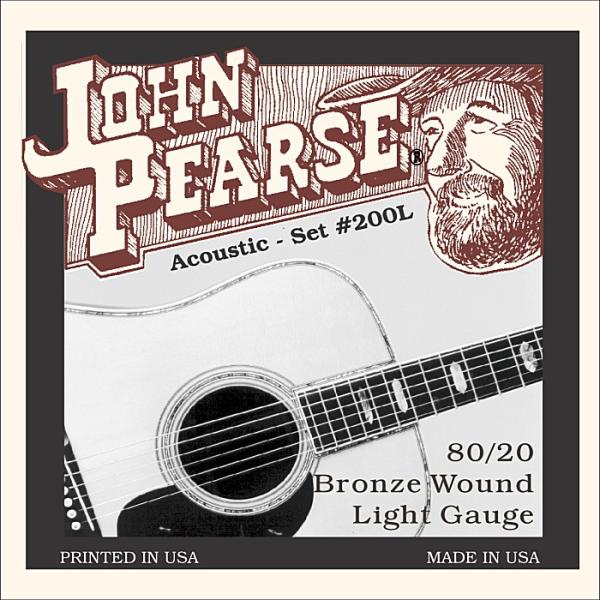 John Pearse #200L Light 012-053 80/20 Bronze ジョン ピ...