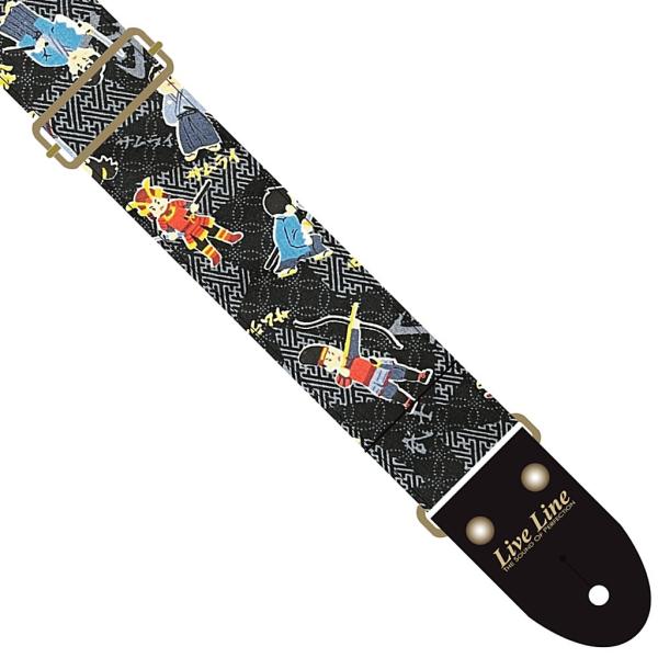 Live Line Fabric Strap LS2400BUS ライブライン ギターストラップ 5...