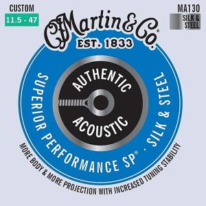 Martin MA130 Superior Performance Custom 011.5-047 Silk＆Steel マーチン アコギ弦｜dt-g-s