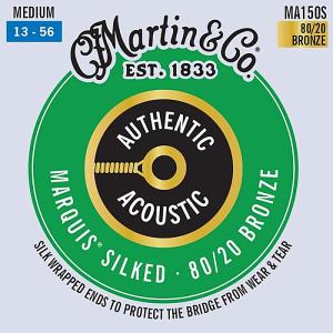 Martin MA150S Marquis Silked Medium 013-056 80/20 Bronze マーチン アコギ弦｜dt-g-s