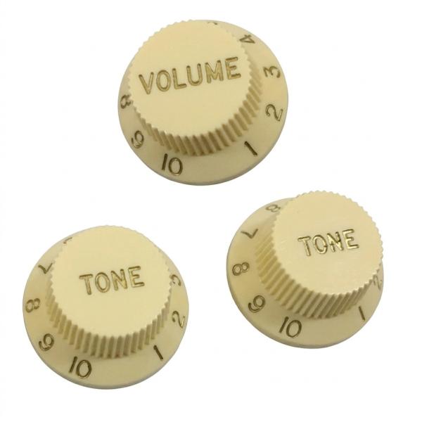 Montreux Selected Parts #8572 ストラトノブセット アイボリー インチ/...