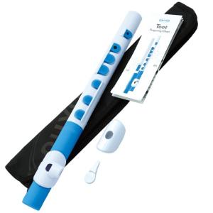 nuvo TooT White/Blue ヌーヴォ プラスチック製フルート｜dt-g-s