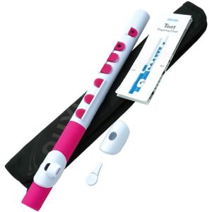 nuvo TooT プラスチック製フルート White/Pink｜dt-g-s