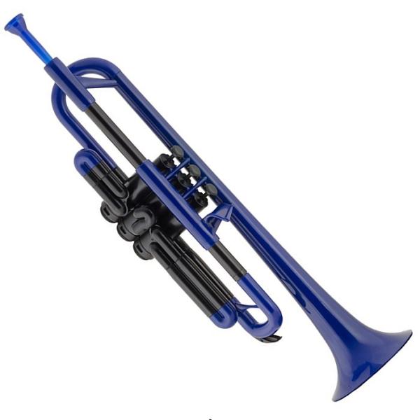 pInstruments pTrumpet Blue PTRUMPET1B プラスチック製トランペッ...