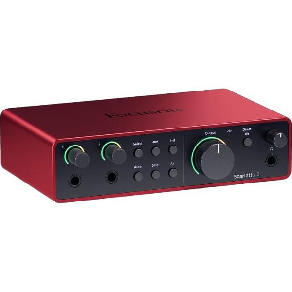 Focusrite Scarlett 2i2 4th Gen フォーカスライト オーディオインターフ...