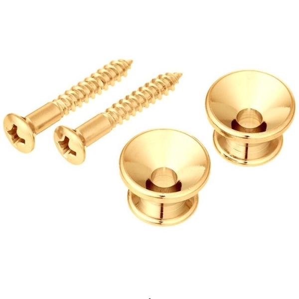 SCUD EP-2G ストラップピン/エンドピン フェンダータイプ ゴールド