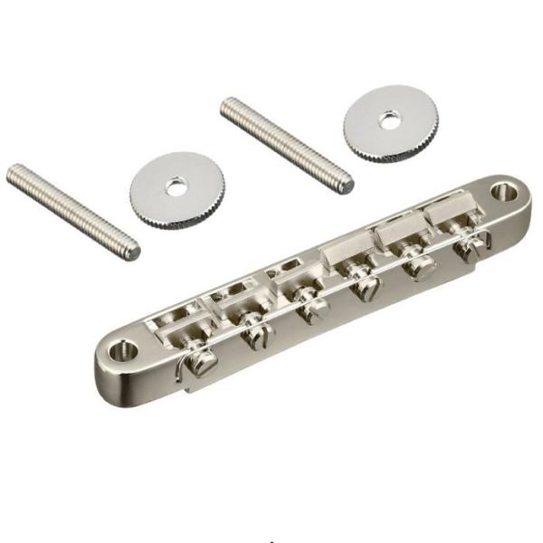 SCUD HK-25N Tune-o-matic ブリッジ セリアゲ式ABR-1タイプ ニッケル 弦...