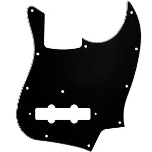 SCUD JB-BKT4P ジャズベース用ピックガード 黒べっ甲柄4P : ギター