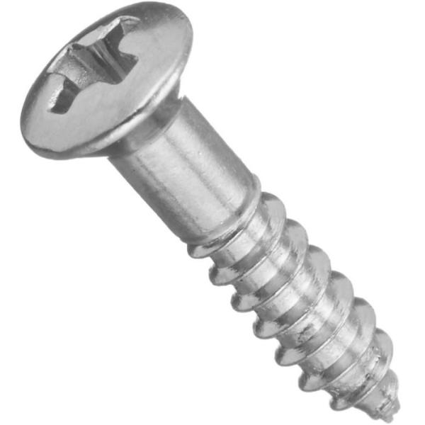 SCUD PS08CH エスカッション用ビス ショート オーバルヘッド ミリ クローム